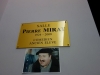 La plaque Pierre MIRAT