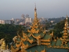 Rangoon Site de la pagode Shwedagon 