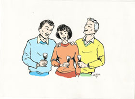 Les copains : Cliquez sur l'image pour accéder à la page Copains-Emile-resized